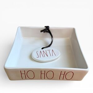 Rae Dunn Santa Ho Ho Ho Ceramic Napkin Holder